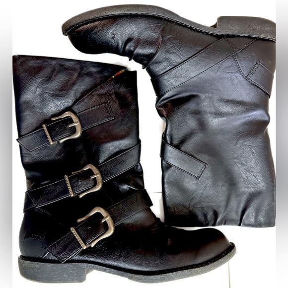 Blowfish Malibu Easy Saddle Pull On Lined Boots. Size 10 - Picture 1 of 8